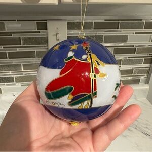 Dawn Oman Christmas Balls Earth Angels hand painted Chipewyan First Nations Art